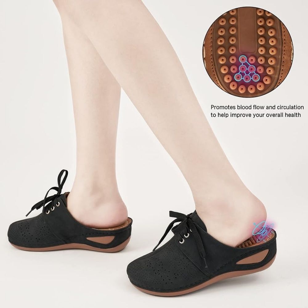 (55-3757) Mules for Women Slip on Clogs Shoes Sz 44 (13.5)
